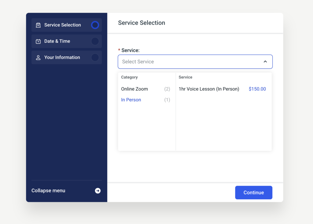 Amelia-booking-app